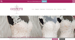 Desktop Screenshot of confettibridalwear.co.uk